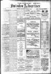 Swindon Advertiser and North Wilts Chronicle Thursday 27 March 1913 Page 1