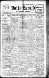 Daily Herald Saturday 11 January 1913 Page 1