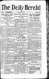 Daily Herald Saturday 27 June 1914 Page 1