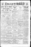 Daily Herald Thursday 15 January 1920 Page 1