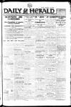Daily Herald Saturday 15 January 1921 Page 1