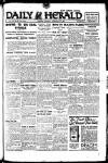 Daily Herald Monday 21 February 1921 Page 1