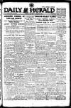 Daily Herald Saturday 26 March 1921 Page 1