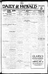 Daily Herald Tuesday 29 March 1921 Page 1