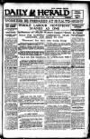 Daily Herald Friday 15 April 1921 Page 1
