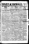 Daily Herald Thursday 21 July 1921 Page 1