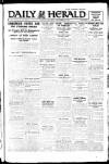 Daily Herald Saturday 10 September 1921 Page 1
