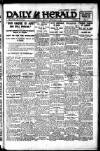 Daily Herald Monday 12 September 1921 Page 1