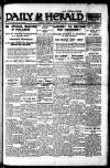Daily Herald Tuesday 27 September 1921 Page 1