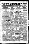 Daily Herald Friday 09 December 1921 Page 1