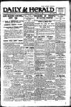 Daily Herald Monday 13 February 1922 Page 1