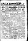 Daily Herald Saturday 11 March 1922 Page 1
