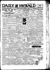 Daily Herald Monday 11 September 1922 Page 1