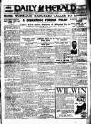 Daily Herald Saturday 25 November 1922 Page 1