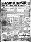 Daily Herald Friday 01 December 1922 Page 1