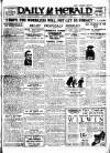 Daily Herald Saturday 09 December 1922 Page 1