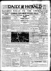 Daily Herald Monday 08 January 1923 Page 1