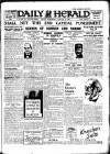 Daily Herald Wednesday 10 January 1923 Page 1