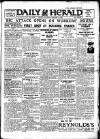 Daily Herald Saturday 13 January 1923 Page 1