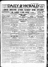 Daily Herald Monday 22 January 1923 Page 1
