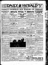 Daily Herald Saturday 27 January 1923 Page 1