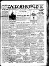 Daily Herald Thursday 31 May 1923 Page 1