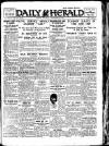 Daily Herald Saturday 22 September 1923 Page 1