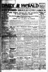 Daily Herald Thursday 22 November 1923 Page 1