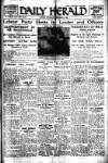 Daily Herald Thursday 04 December 1924 Page 1