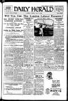 Daily Herald Tuesday 19 May 1925 Page 1