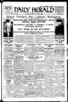 Daily Herald Saturday 01 August 1925 Page 1
