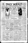 Daily Herald Wednesday 19 August 1925 Page 1