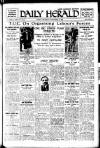 Daily Herald Thursday 10 September 1925 Page 1