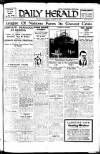 Daily Herald Saturday 13 March 1926 Page 1