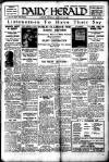 Daily Herald Thursday 13 January 1927 Page 1