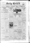 Daily Herald Friday 13 January 1928 Page 1