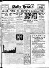 Daily Herald Saturday 25 January 1930 Page 1