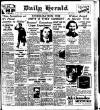 Daily Herald Friday 15 December 1933 Page 1