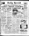 Daily Herald Wednesday 15 March 1939 Page 1