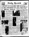 Daily Herald Monday 20 March 1939 Page 1