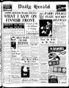 Daily Herald Friday 09 February 1940 Page 1