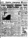 Daily Herald Wednesday 27 January 1943 Page 1