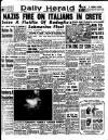 Daily Herald Monday 02 August 1943 Page 1
