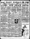 Daily Herald Saturday 24 September 1949 Page 1