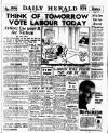 Daily Herald Thursday 23 February 1950 Page 1