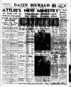 Daily Herald Wednesday 01 March 1950 Page 1