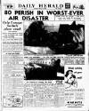Daily Herald Monday 13 March 1950 Page 1