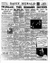 Daily Herald Tuesday 09 May 1950 Page 1