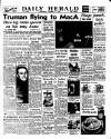 Daily Herald Wednesday 11 October 1950 Page 1