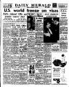 Daily Herald Friday 13 October 1950 Page 1